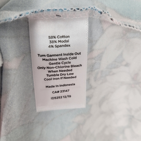 Talbot's Floral Dress Size 2X Elastic Waist Womens Pull Over Sleeveless - Picture 4 of 9